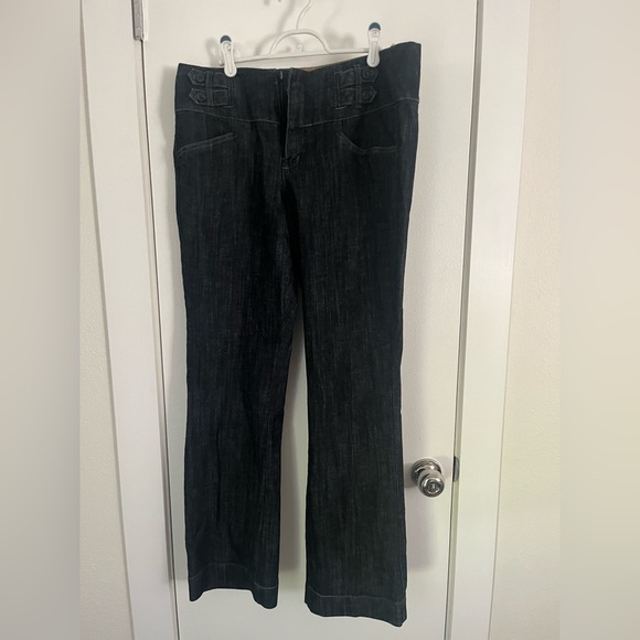 One 5 One Women's Dark Boot Cut Jeans - Picture 1 of 7